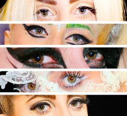 psychoticmusichead:  oppressum:  Lady Gaga + Green Eyes    she’s