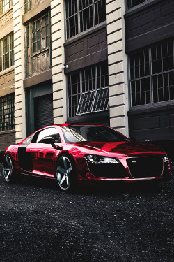 motivationsforlife:  Cherry Chrome R8 by Concavo Wheels // Edited