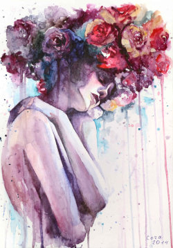 crossconnectmag:  Watercolors by Cora-Tiana We are Cora and