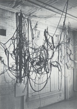 sons-of-the-desert: Eva Hesse,  “Untitled”, 1970 Latex over