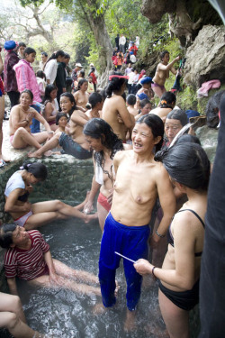 Hot Springs Bathing Festival, by Colette Fu.Every Spring Festival,