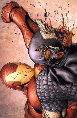 comicbookvault:     Iron Man vs. Captain AmericaCivil War #3