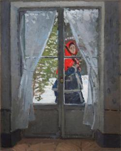 loftcultural:  Claude Monet - The Red Cape (Madame Monet) 1870