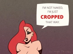 Jessica Rabbit in “I’ll get me coat” joke, my favorite