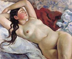 zinaida-serebriakova: Reclining Nude, 1935, Zinaida Serebriakova
