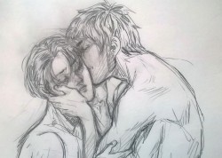 cissyswonderland:  I needed some affectionate ereri. Sorry for