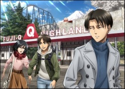 snkmerchandise: News: SnK x Fuji-Q Highland One-Year Anniversary