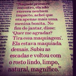 fredericoelboni-blog:  Nada se compara ao charme do natural