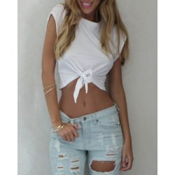enchantedmemories:  Tie Crop Top