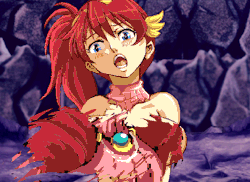 Busty red haired oppai female getting her clothes ripped off