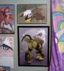 wings wall (and calendar that is too floppy to bother changing