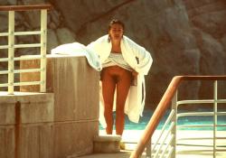 toplessbeachcelebs:  Elizabeth HurleyÂ bottomless in CannesÂ (June