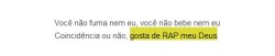 cada átomo meu promete cuidar de cada átomo seu