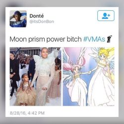 blacknerdproblems:  🙌🏾 #beyonce #blueivy #sailormoon #usagi