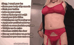 sissytherapy:  follow every instruction he gives you and you