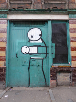 paxmachina:  Stik street art, Shoreditch (by duncan) 