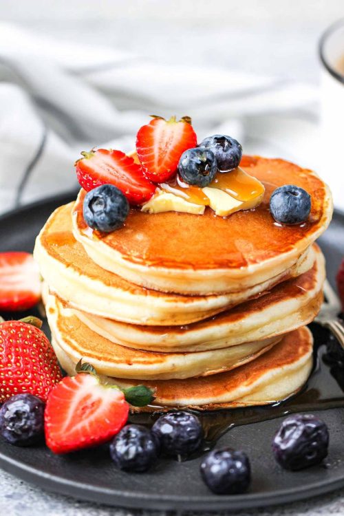 daily-deliciousness:  Greek yogurt pancakes