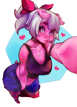 cyancapsule: nsfwbutter: Fanart of @CyanCapsuleNSFW super cute