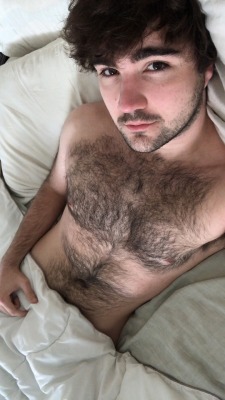 hairy-males:Come back to bed. I missed you. x ||| Hot and sexy