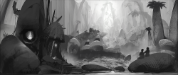 fmacmanus:  Environment Design thumbnails for James Paick’s