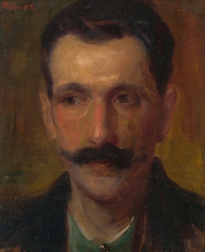 slovak-national-gallery:  Man’s Head, Ľudovít Pitthordt,