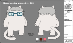 selected character model sheets (2 of 2) from Daddy-Daughter