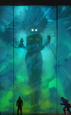 siryl:Gigantic humanoid sea monsters by Anato Finnstark.