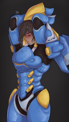 tabletorgy-art: Pharah… on COOLDOWN. get it 