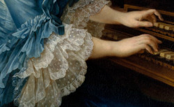 karrova:  Madame Charles Simon Favart (details)Â FranÃ§ois Hubert Drouais1757