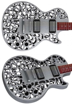 For the pure of heart (Atom 3D printed custom Les Paul style guitar)