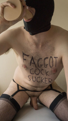 ssfag:  I’m a faggot and I was born to suck cocks.  Fucken