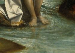 renaissance-art:  Garofalo c. 1520-1525 Baptism of Christ (detail)