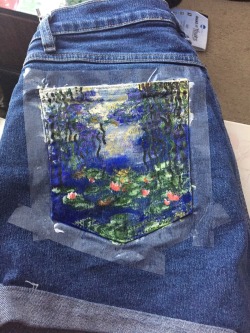 that—-justhappened:  Decided to paint my pockets