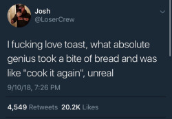whitepeopletwitter:Toast