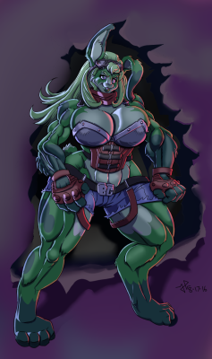 roxikat:  Breaker Bunny, or Breggs in the Beast Mode of my old