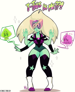 netamikatze:  Amedot fusion. (Fluorite) I love this ship so hard!