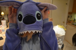 oct0pie:  I love my stitch onsie so much. I cant wait till next