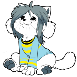 drippy-kitty:  Temmie would be my first official Undertale fan