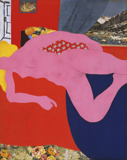 obtuseboy:  Great American Nude #2 1960 Tom Wesselmann 