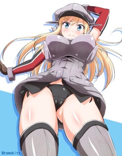 unlimited-sweet-and-sexy-works:  Download my sexy Bismark (Kancolle)
