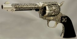 purposetomelody:One day, I’ll own an engraved colt as breathtaking