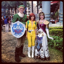 Very well done Link &amp; Zelda. (at San Diego Comic-Con 2013)