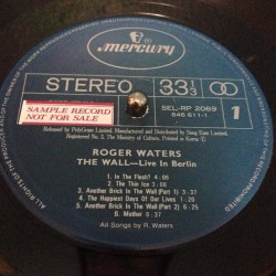 vinylfy:  Roger Waters - Live in Berlin  (Korean Promo Copy)