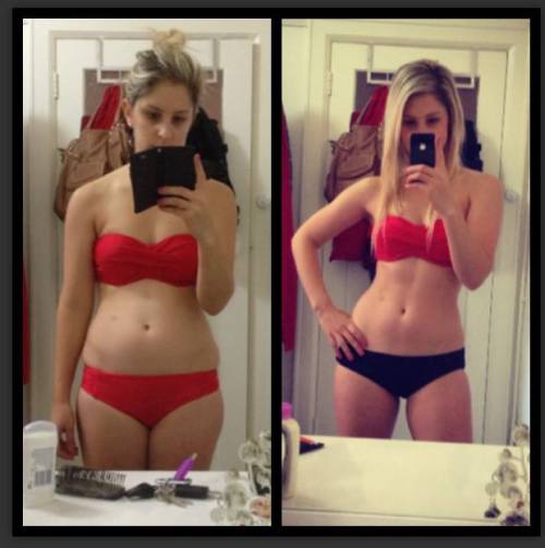 realgirlfitspo: because-healthy-is-sexy:  MelVFitness posted this image on instagram a few days ago with the following caption: “Check out my transformation! It took me 15 minutes. Wanna know my secret? Well firstly I ditched the phonewallet cause