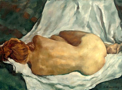 huariqueje:  Nude(Madeleine)  -  Lotte Laserstein 1940 Dutch