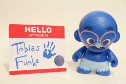 tinysnails:  #tbt to when I custom painted a vinyl Munny several