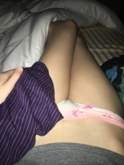 foxykinkyprincess:  Snuggling with his shirt late at night. 