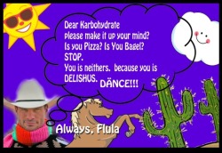 flula:  kristabuffokill:  Got my Flula poem about Pizza Bagels.