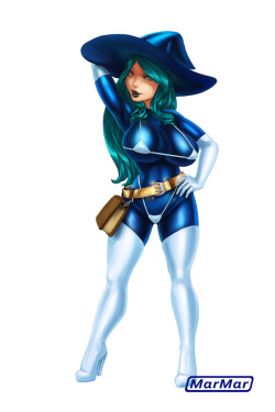 adultart-marmar: Character Reference of Liru’s Latex Witch