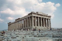 humanoidhistory:  The Parthenon on the Acropolis in Athens, Greece,